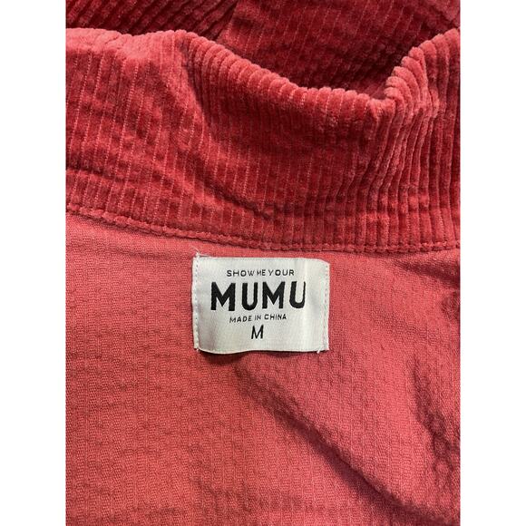 Show Me Your MuMu Red Belted Dress - Picture 4 of 5